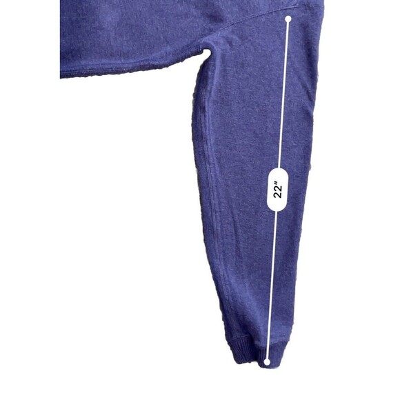 Tommy Bahama Men’s 1/4 Zip Sweater Large Reversible Cotton Purple Gray Mock Neck - Picture 8 of 9